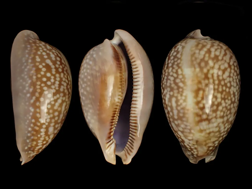 豹纹贝现代生物参考照片